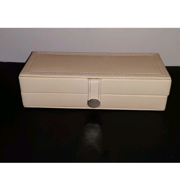 Pottery Barn Accessories - Pottery Barn Cream/Ivory Travel Jewelry Box NWOT
